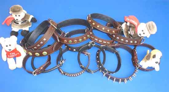  Leather Dog Collars & Leads (Кожа собак Ошейники & Leads)