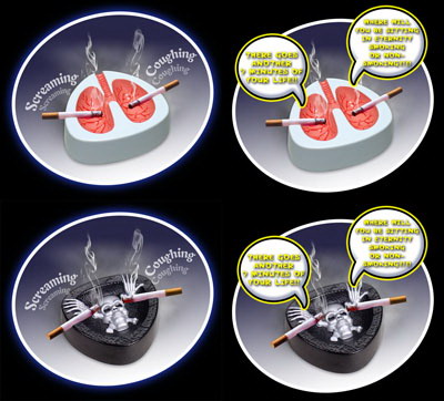  Novelty Quit Smoking Ashtray-Talking And Coughing Ashtray (Nouveauté Quit Smoking Cendrier-A et cendrier Toux)