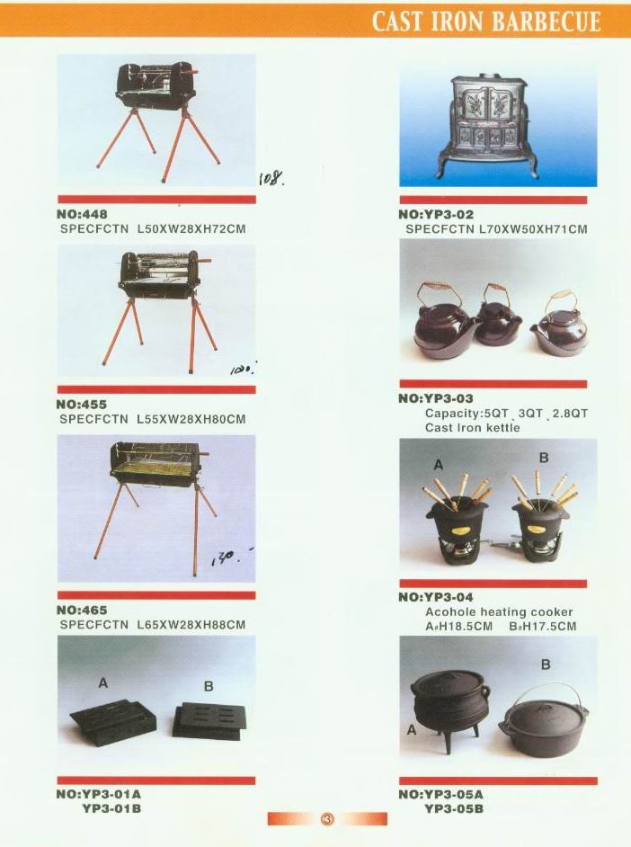  Cast Iron Barbecue (Fonte Barbecue)