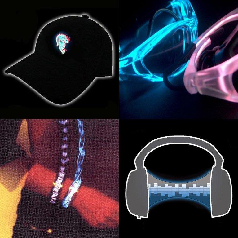  Electroluminescent EL Glowing Light Up E Hat (Elektrolumineszenz EL Glowing Light Up E Hat)