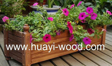  Wood Box, Planter Boxes (Wood Box, jardinières)
