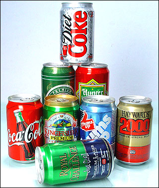 Aluminium Beer Cans