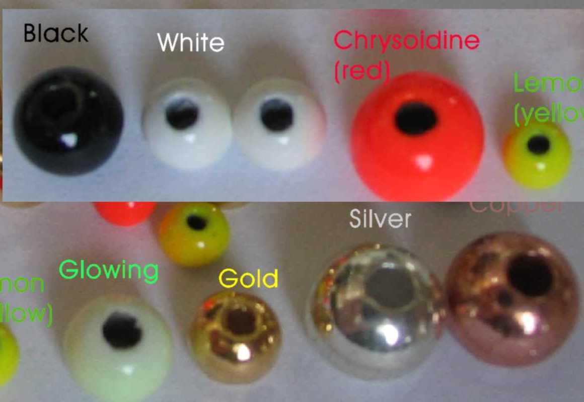  Tungsten And Brass Bead Used In Fly Fishing (Tungstène et de laiton billes utilisées dans Fly Fishing)