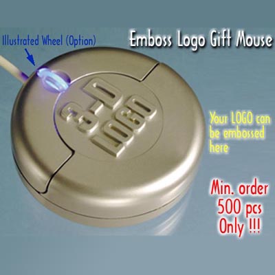  Customise Engrave 3D Logo Round Mouse (Personnalisez Engrave 3D Logo ronde Mouse)