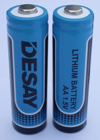  1. 5v AA Lithium Battery