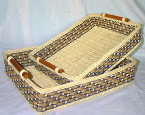  Bamboo And Rattan Tray (Бамбука и ротанга лоток)