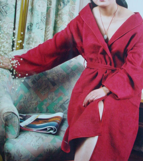 Silk Flannel Robe (Silk Robe Flanell)