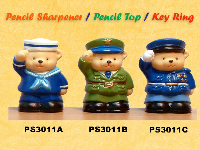  Bear Character Pencil Sharpener Set B ( Bear Character Pencil Sharpener Set B)