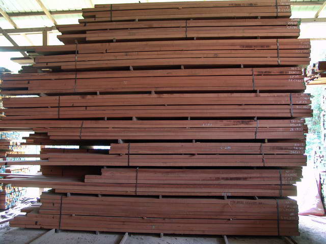  Red Balau Rough Sawn Timber (Red Balau Rough Sciages)