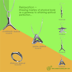  Yoga Asanas Silver Jewellery (Yoga Asanas Bijoux Argent)