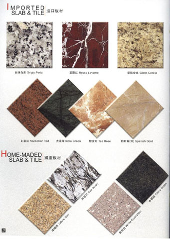  Marble Flooring And Tiles (Revêtement en marbre et Carreaux)