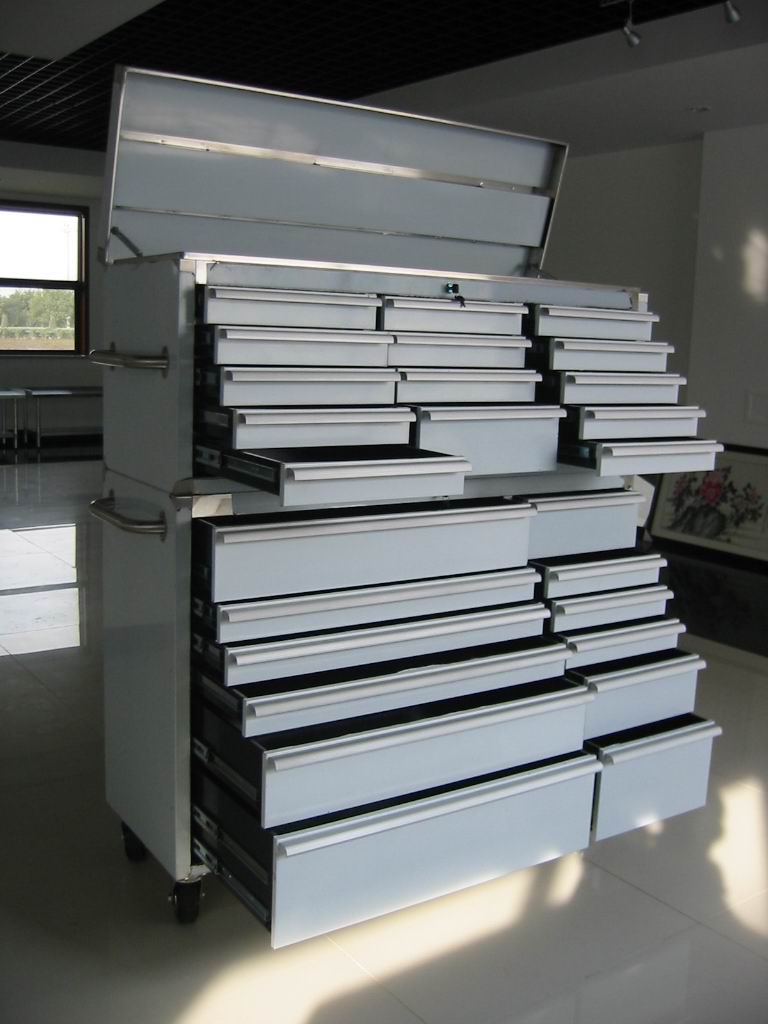  Stainless Steel Toolbox 54 Width 26 Drawers (Нержавеющая сталь Toolbox 54 Ширина 26 ящиков)