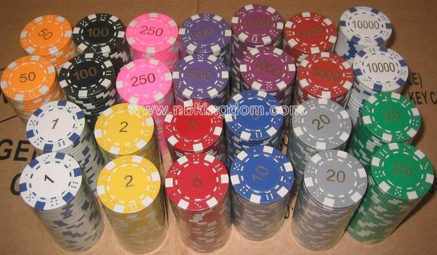  11.5g 40x3.5mm Suited, Dice Clay Poker Chip Set (11.5g 40x3.5mm Suited, Dice Clay Poker Chip Set)