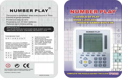  Mini Sudoku (Mini-Sudoku)