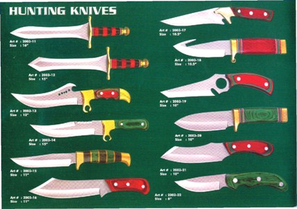  Skinner Knives (Skinner Messer)