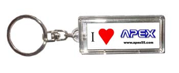  Double Image Solar LCD Key Chain (Double LCD Solar Key Chain Image)