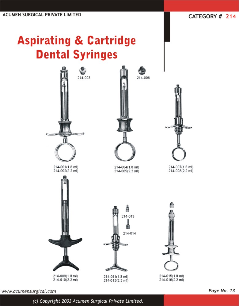  Dental Syringe (Dental Syringe)