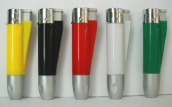  Cigarette Gas Lighter With LED Lamp (Zigarette Feuerzeug mit LED-Lampe)