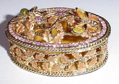  Pewter Jewelry Box (Boîte à bijoux en étain)