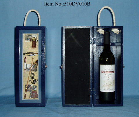  Wooden Wine Bottle Boxes (Bouteille de vin en bois, boîtes)