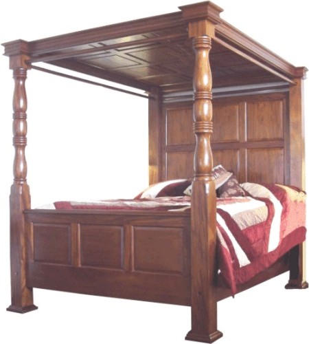  Tudor Four Poster Bed (Tudor lit à baldaquin)