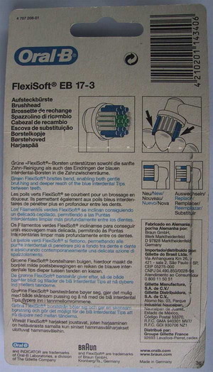  Oral-B Toothbrush Head EB17-4 ( Oral-B Toothbrush Head EB17-4)