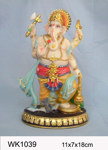  Polyresin Hindu God Figurine, Polyresin Indian God