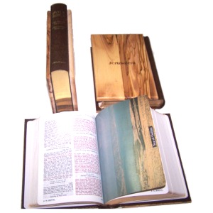 Jerusalem Bible, Olive Wood Cover (KJV 1092p English) (La Bible de Jérusalem, bois d`olivier Cover (LSG 1092p Anglais))