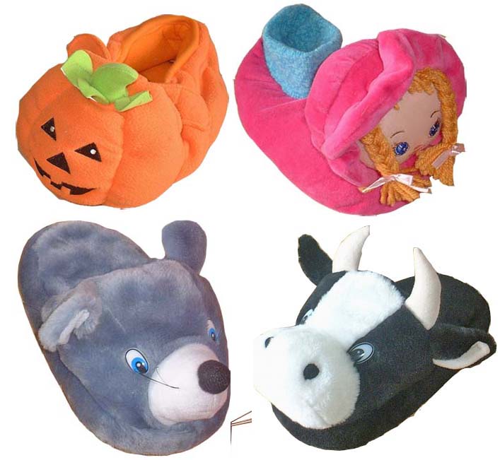  Plush Indoor Animal Slippers (Peluche intérieure animaux Chaussons)