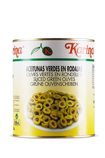  Sliced Green Olives - Aceitunas Karina