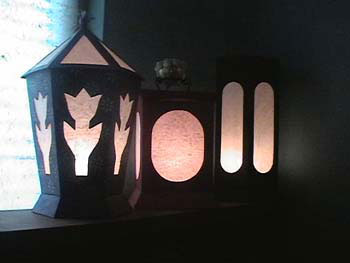  Nepalese Lokta Paper Craft Lanterns Collapsible Type ( Nepalese Lokta Paper Craft Lanterns Collapsible Type)