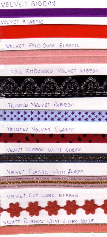  Velvet Ribbon, Velvet Elastic ( Velvet Ribbon, Velvet Elastic)