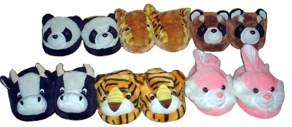  Plush Indoor Animal Slippers (Peluche intérieure animaux Chaussons)