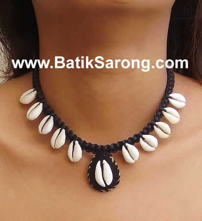  Cowry Shells Necklace (Cowry Корпуса ожерелье)