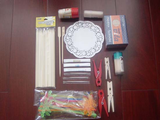  Toothpicks, Skewers, Paper Doilies, Plastic Stirrers, Coaster ( Toothpicks, Skewers, Paper Doilies, Plastic Stirrers, Coaster)
