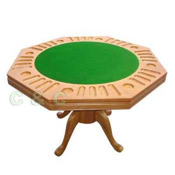  Hardwood Octagon Poker Tables ( Hardwood Octagon Poker Tables)