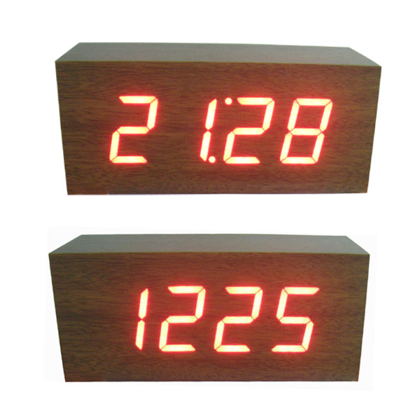 Holz-LED Uhr, Table Light Time (Holz-LED Uhr, Table Light Time)