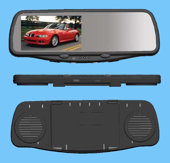 Handsfree Car Rear View Mirror Built-in 4,5 Zoll LCD-Monitor mit CCD Camer (Handsfree Car Rear View Mirror Built-in 4,5 Zoll LCD-Monitor mit CCD Camer)