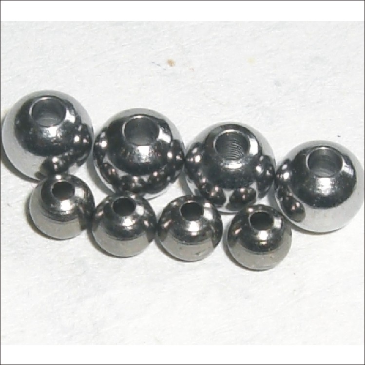  Drilled Carbon Steel Ball, Steel Bead, Drilled Brass Ball (Forés à billes en acier au carbone, acier perle, foré Brass Ball)