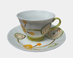 Hand Paint Porzellantasse mit Untertasse (Hand Paint Porzellantasse mit Untertasse)