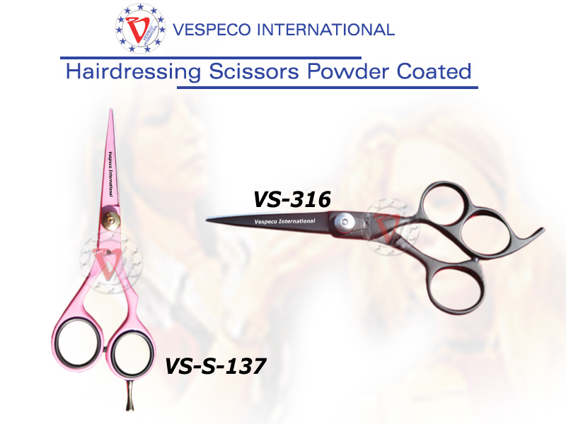  Salon Scissors Powder Coated (Салон ножницы с порошковым покрытием)