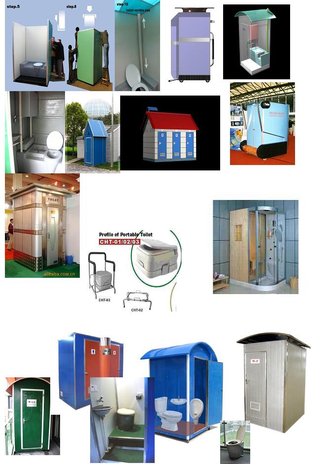 Mobile Portable Toilets & Sauna Shower (Mobile Portable Toilets & Sauna Douche)