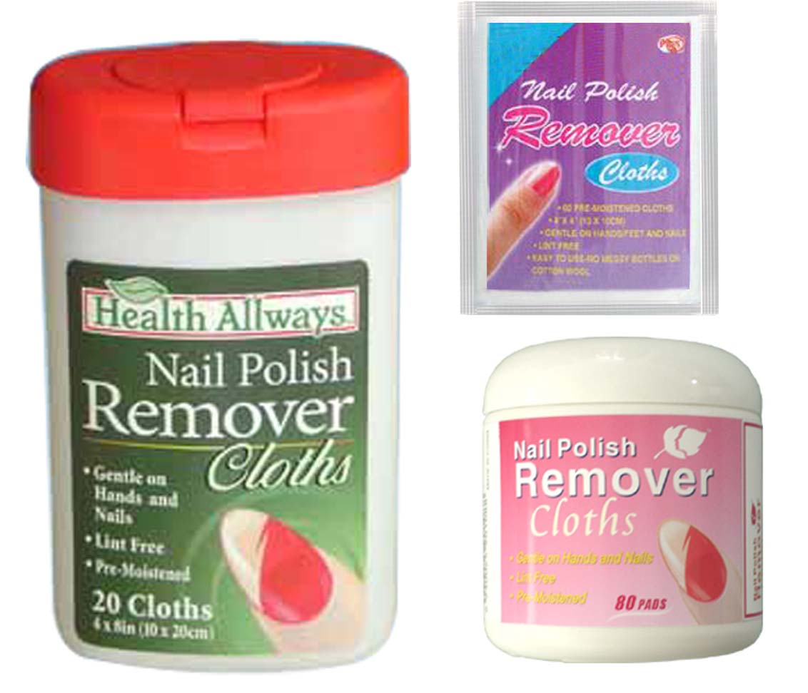  Nail Polish Remover Wipes (Жидкость для снятия лака Салфетки)