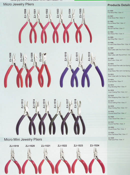  Jewelry Pliers, Crimping Pliers, Jewelry Making Tools (Pinces bijoux, pinces à sertir, Bijoux Fabrication d`outils)