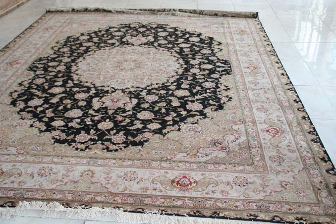 160L Handgeknüpft Wolle / Seide Persian Carpet (160L Handgeknüpft Wolle / Seide Persian Carpet)