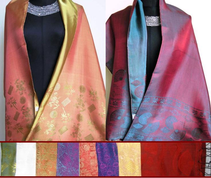  Vietnam Silk Scarf (Вьетнам шелковый шарф)