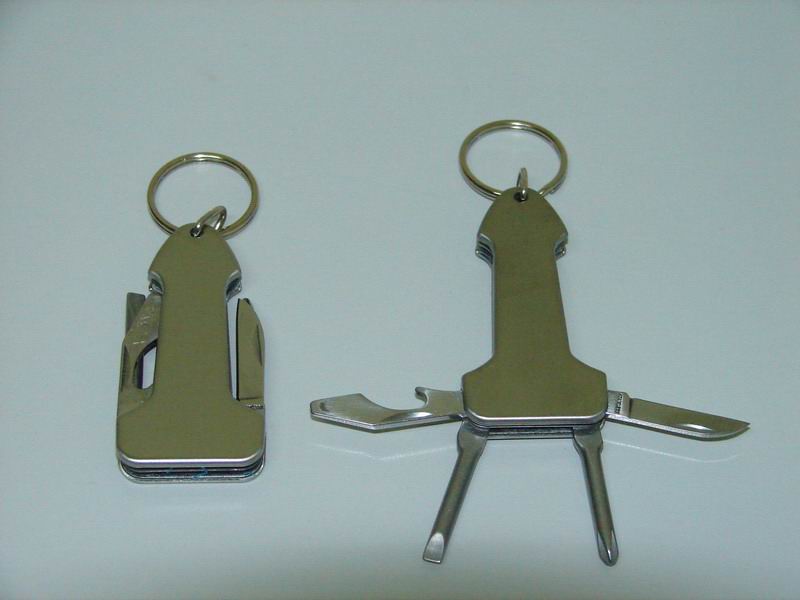  Key Ring With 4 Functional Tools (Key Ring avec 4 outils fonctionnels)