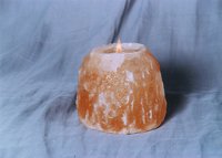  Rock Salt Natural Candle (Sel gemme naturel Candle)