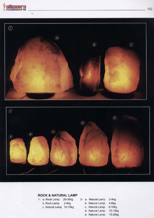  Natural Salt Lamps (Les lampes de sel naturel)