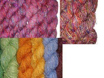  Recycled Silk Yarns (Восстановленный Шелковые нити)